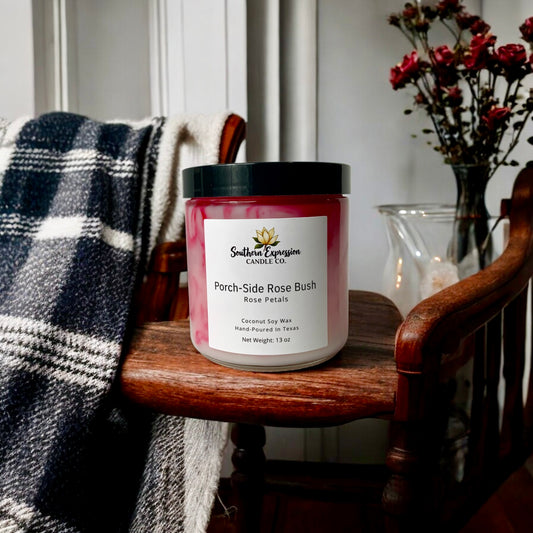 Porch-Side Rose Bush