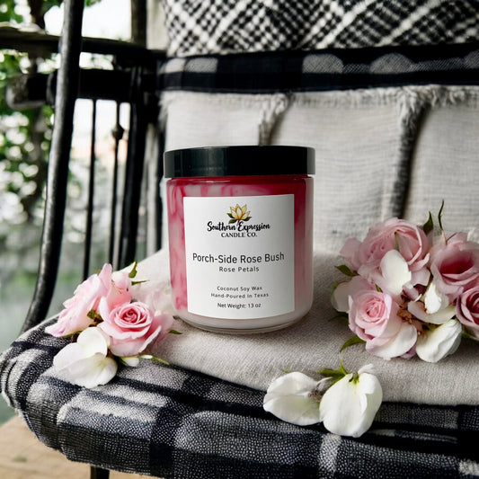 Porch-Side Rose Bush